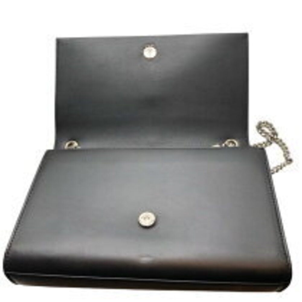 Saint Laurent Classic Silver Kate Chain Black Shoulder Calfskin Bag - Picture 11 of 11